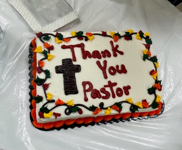 Thank YOu Pastor Cake
