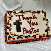 Thank YOu Pastor Cake